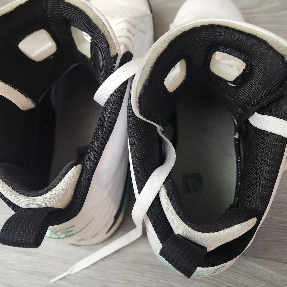 Nike Air Jordan MVP White‎ Green Black Size 9 Jumpman Leather Basketball Unisex
